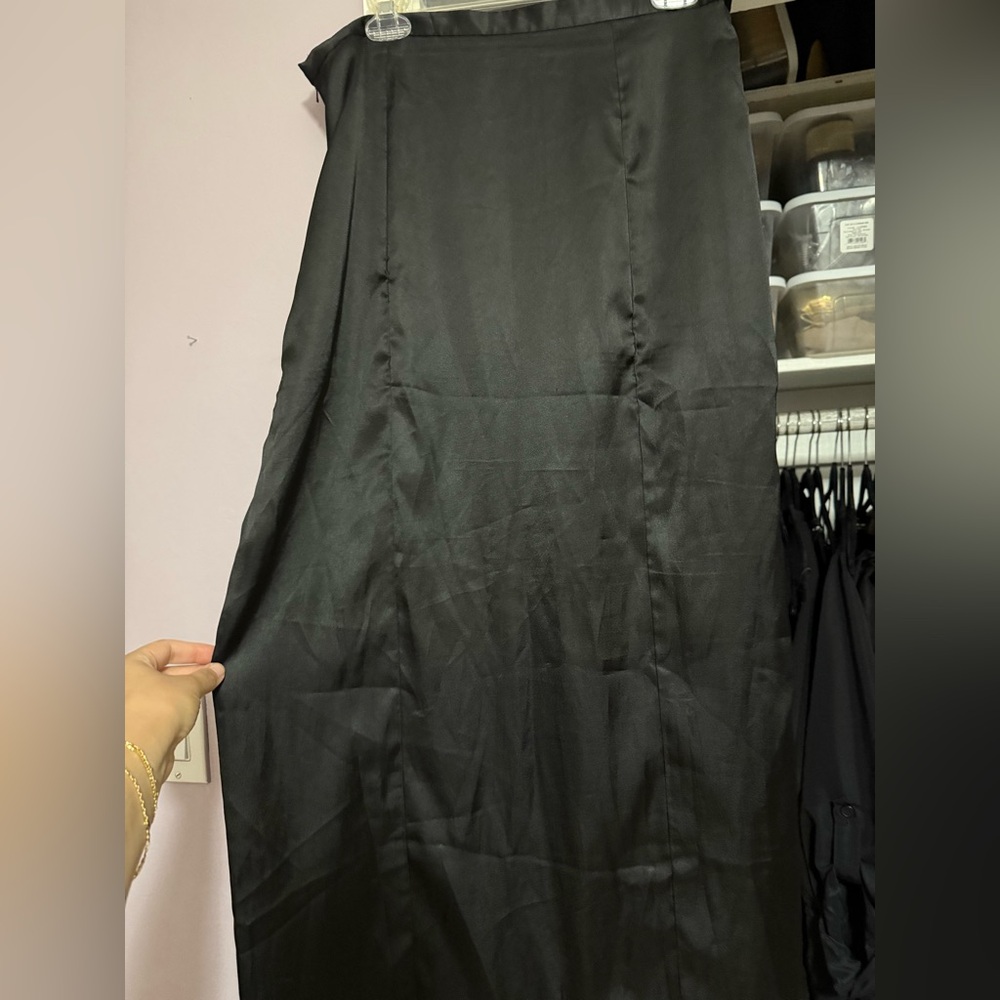 American Eagle Studio Maxi Skirt with Slit - Picture 2 of 3